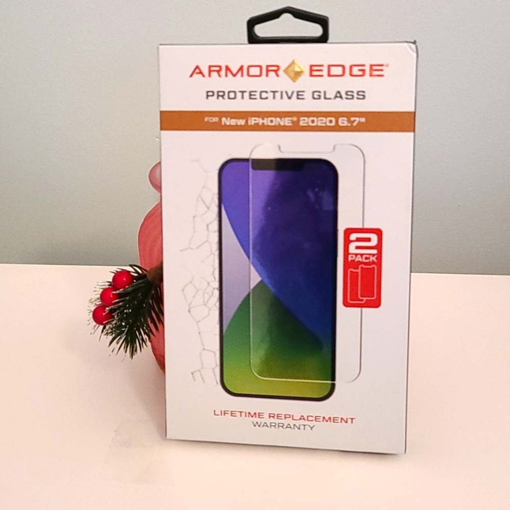 Armor Edge - Glass Screen Protector for iPhone 12 Pro Max - DUAL PACK